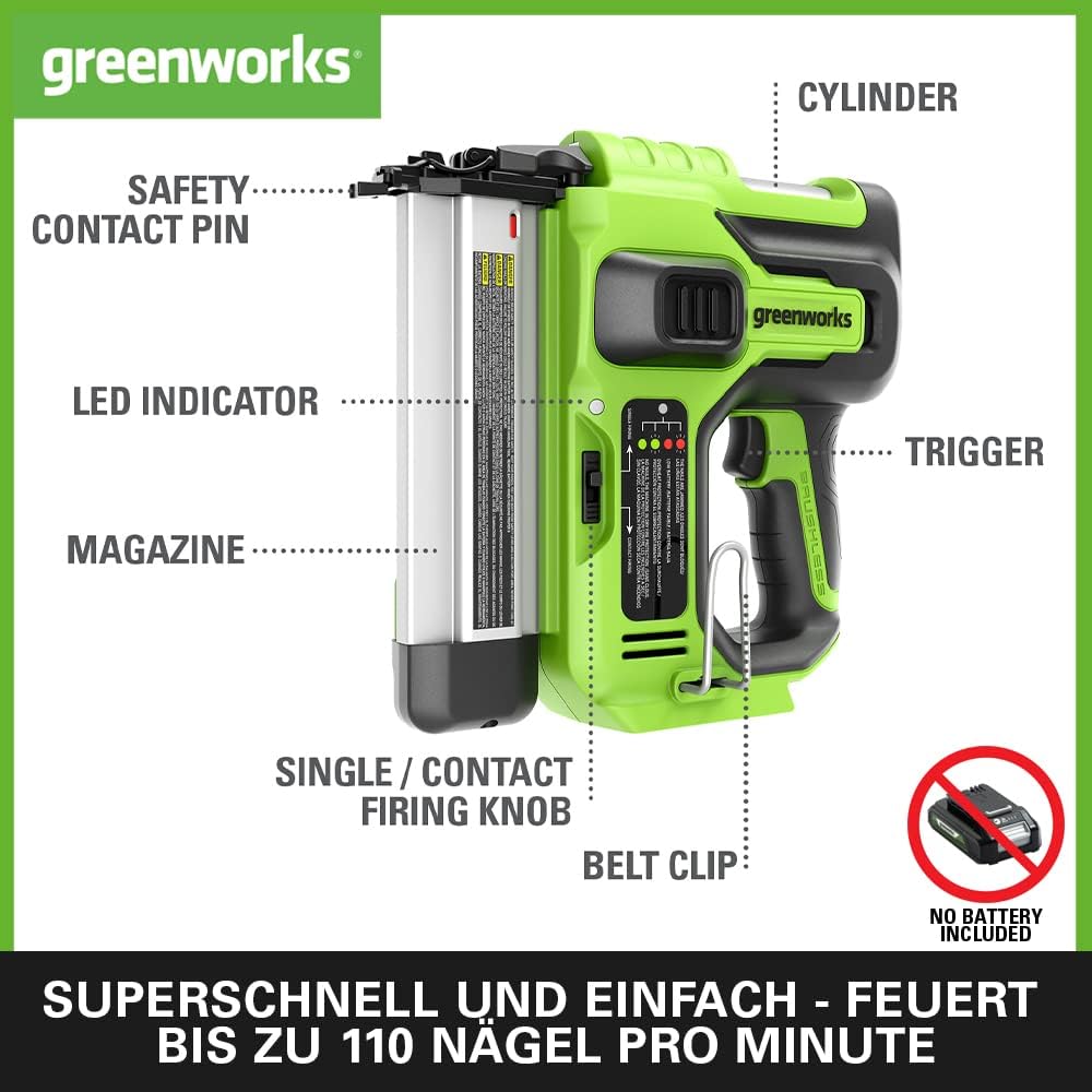 POWERALL 24V Brad Nailer - tool only