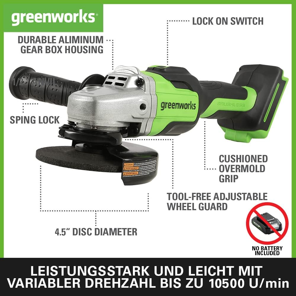 POWERALL 24V Angle Grinder - tool only