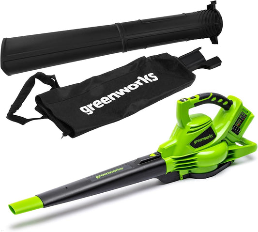 24V+24V Leaf Blower / Leaf Vacuum 322 km/h - tool only