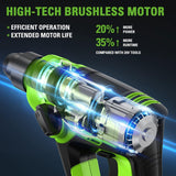 POWERALL 24V Hammer Drill 1.2J - 2Ah Battery