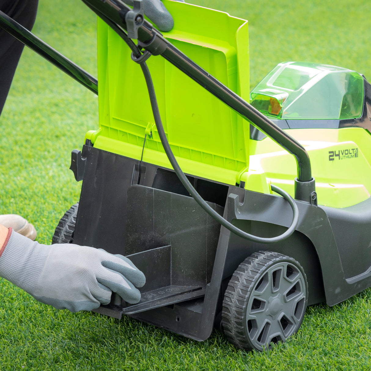 POWERALL 24V Lawn Mower 33cm - 2Ah Battery