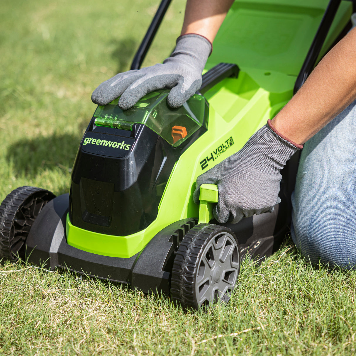 POWERALL 24V Lawn Mower 33cm - 2Ah Battery