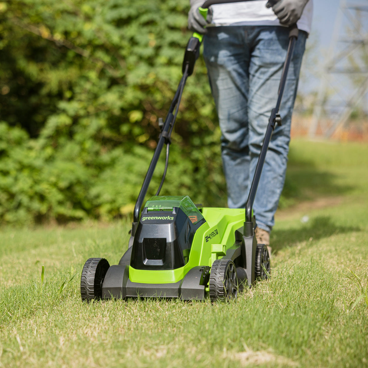 POWERALL 24V Lawn Mower 33cm - 2Ah Battery
