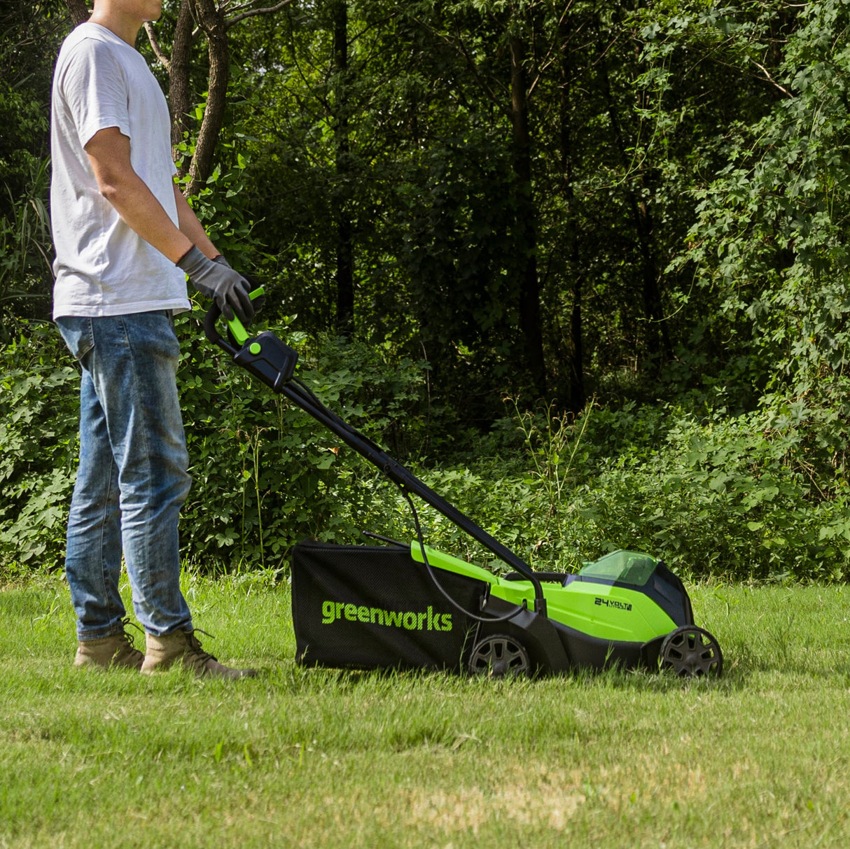 POWERALL 24V Lawn Mower 33cm - 2Ah Battery