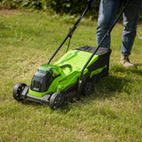 POWERALL 24V Lawn Mower 33cm - 2Ah Battery