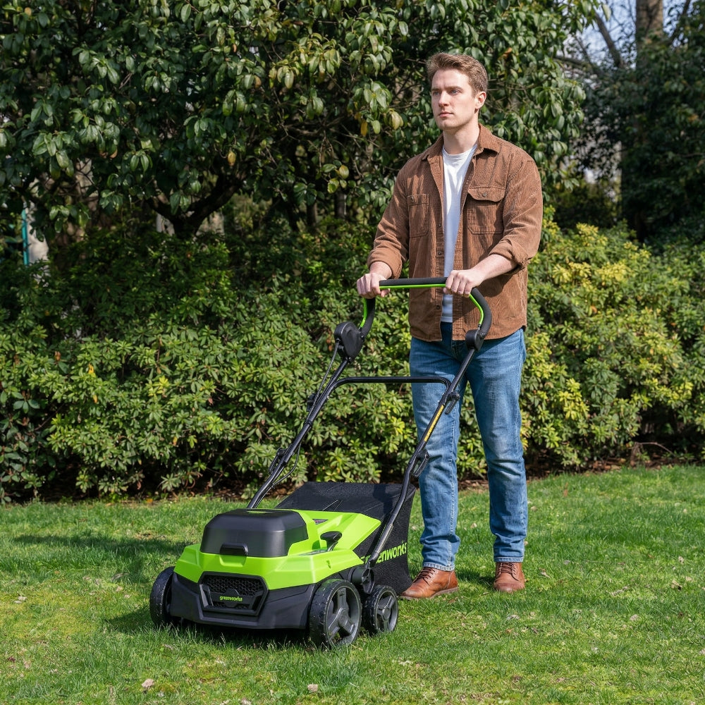 POWERALL 48V (24V x 2) Dethatcher / Scarifier 2-in-1 38cm - tool
