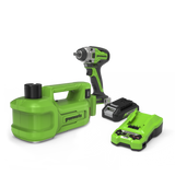 POWERALL 24V Tyre Change Set - Jack + Impact Wrench 400Nm