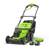 POWERALL 48V (24V x 2) Lawn Mower 41cm - 2x 4Ah Battery