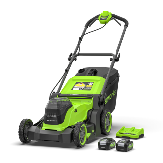 24V+24V Lawn Mower 41cm - 2x 4Ah Battery