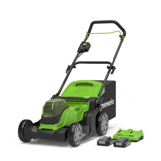 48V (24V x 2) Lawn Mower 41cm - 2x 2Ah Battery