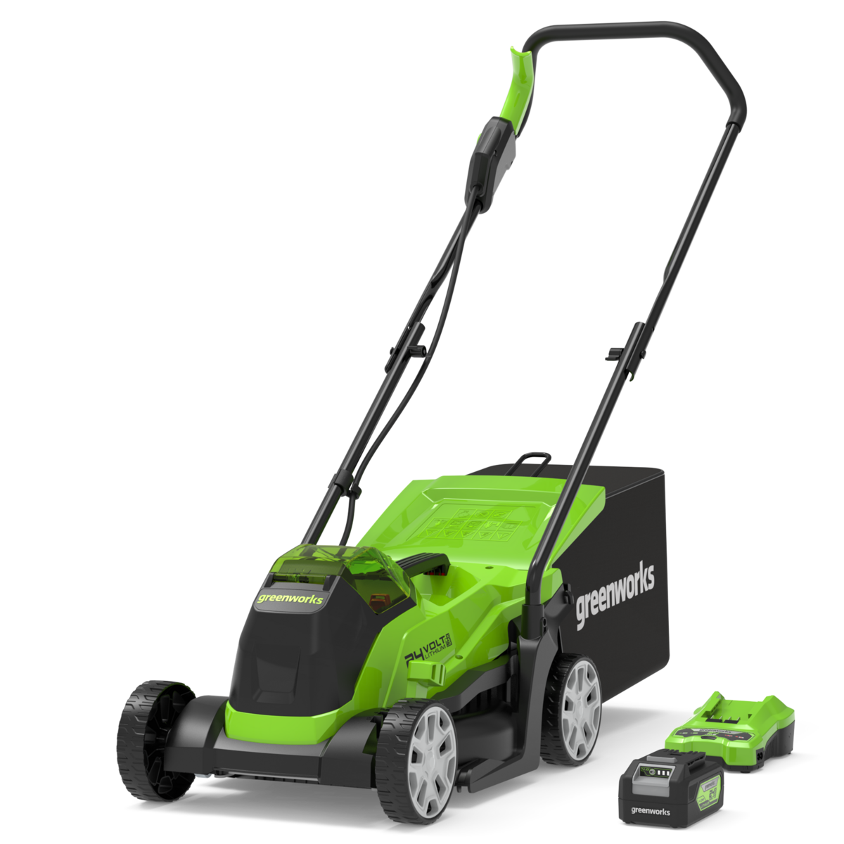 POWERALL 24V Lawn Mower 33cm - 2Ah Battery