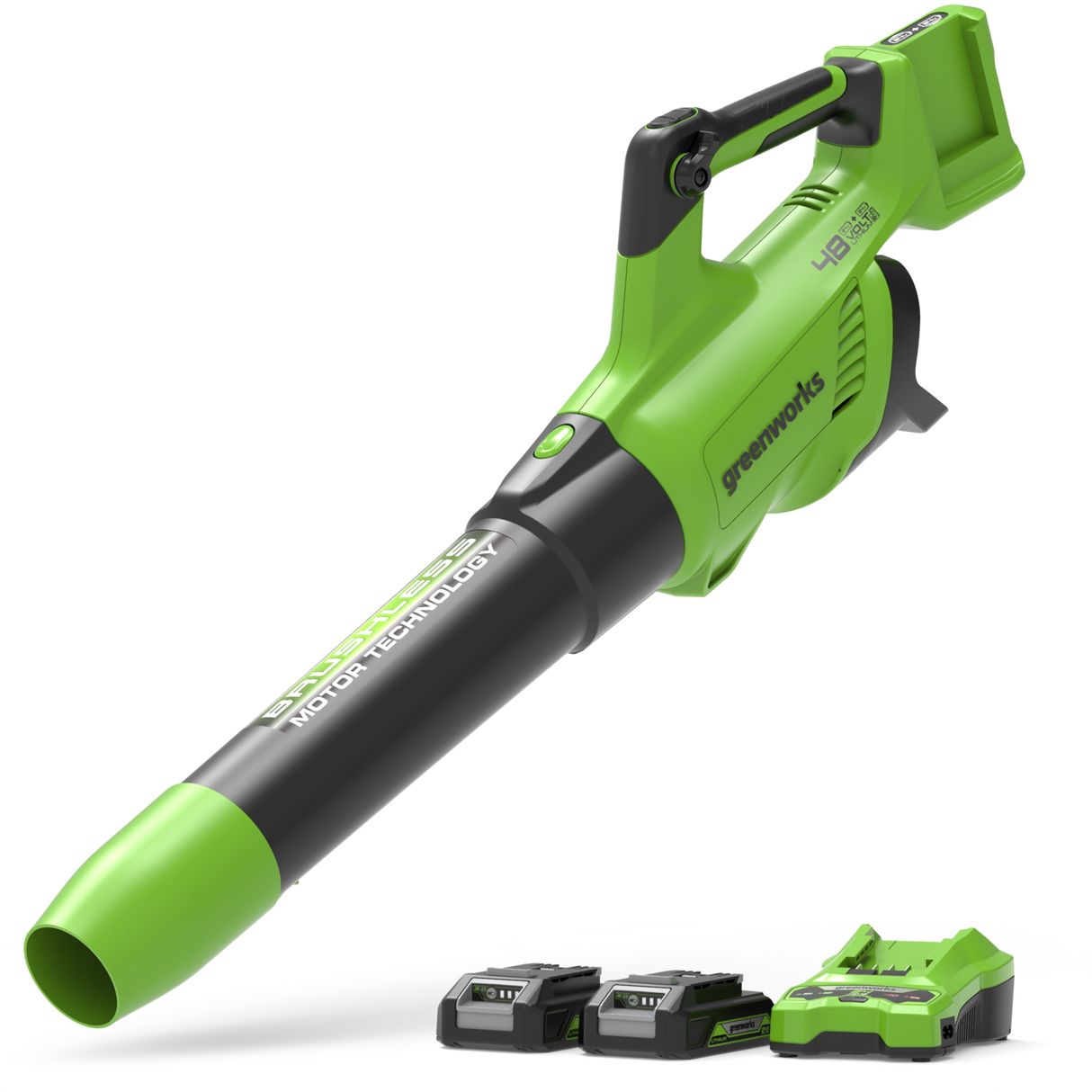 POWERALL 48V (24V x 2) Leaf Blower 217 km/h - 2x 2Ah Battery