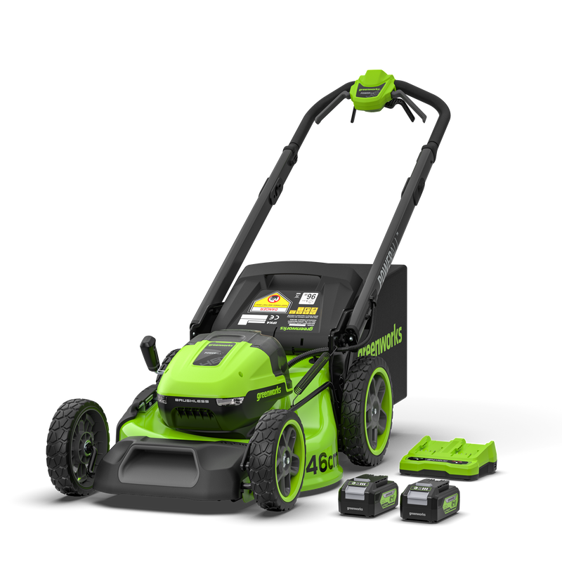 POWERALL 48V 24V X 2 Lawn Mower 46cm Self Propelled Gen II 2x 4Ah powerall-48v-24v-x-2-lawn-mower-46cm-self-propelled-gen-ii-2x-4ah