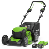 POWERALL 48V (24V x 2) Lawn Mower 46cm Self-Propelled - 2x 4Ah Battery