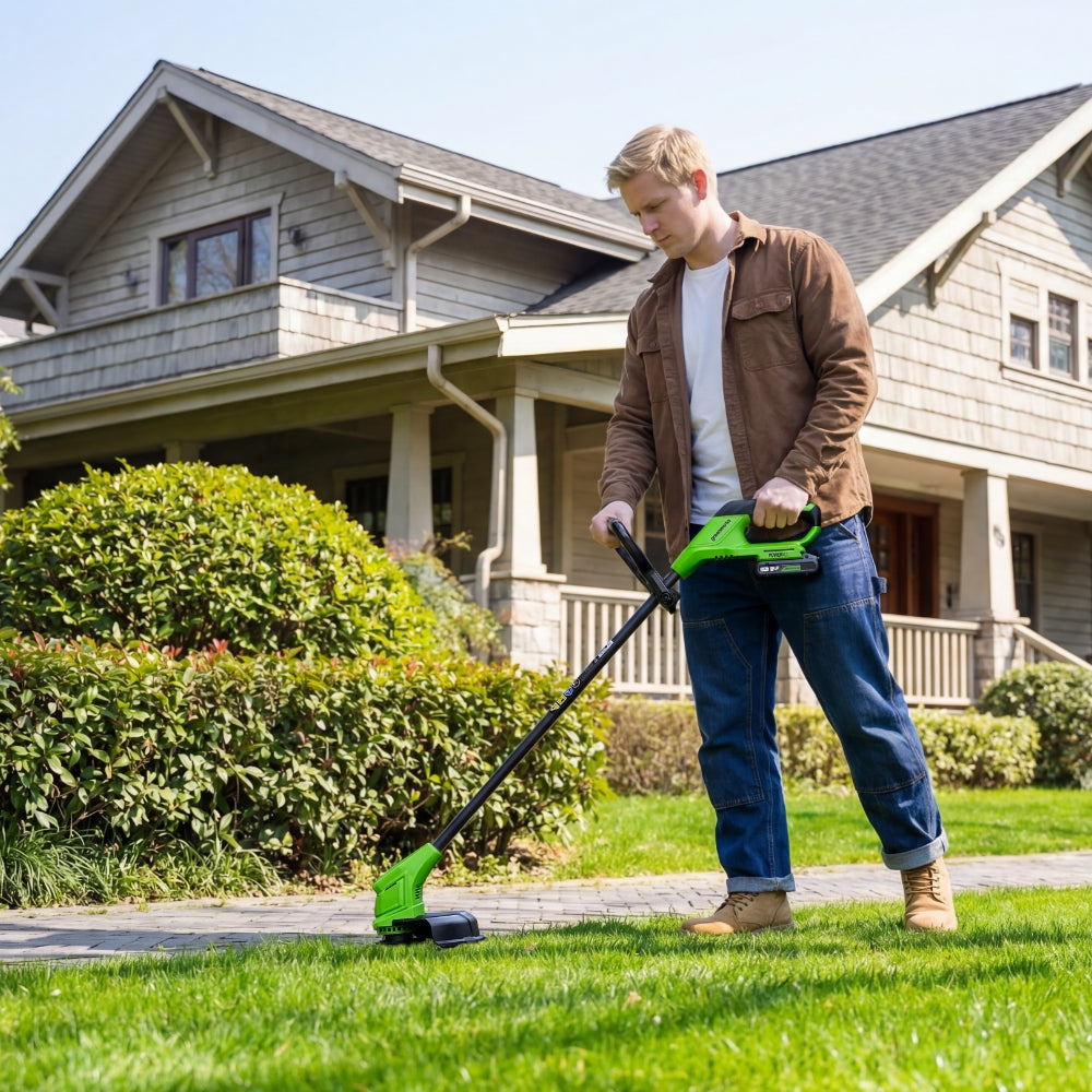 POWERALL 24V Grass Trimmer 25cm + Pistol Blower 209 km/h Set