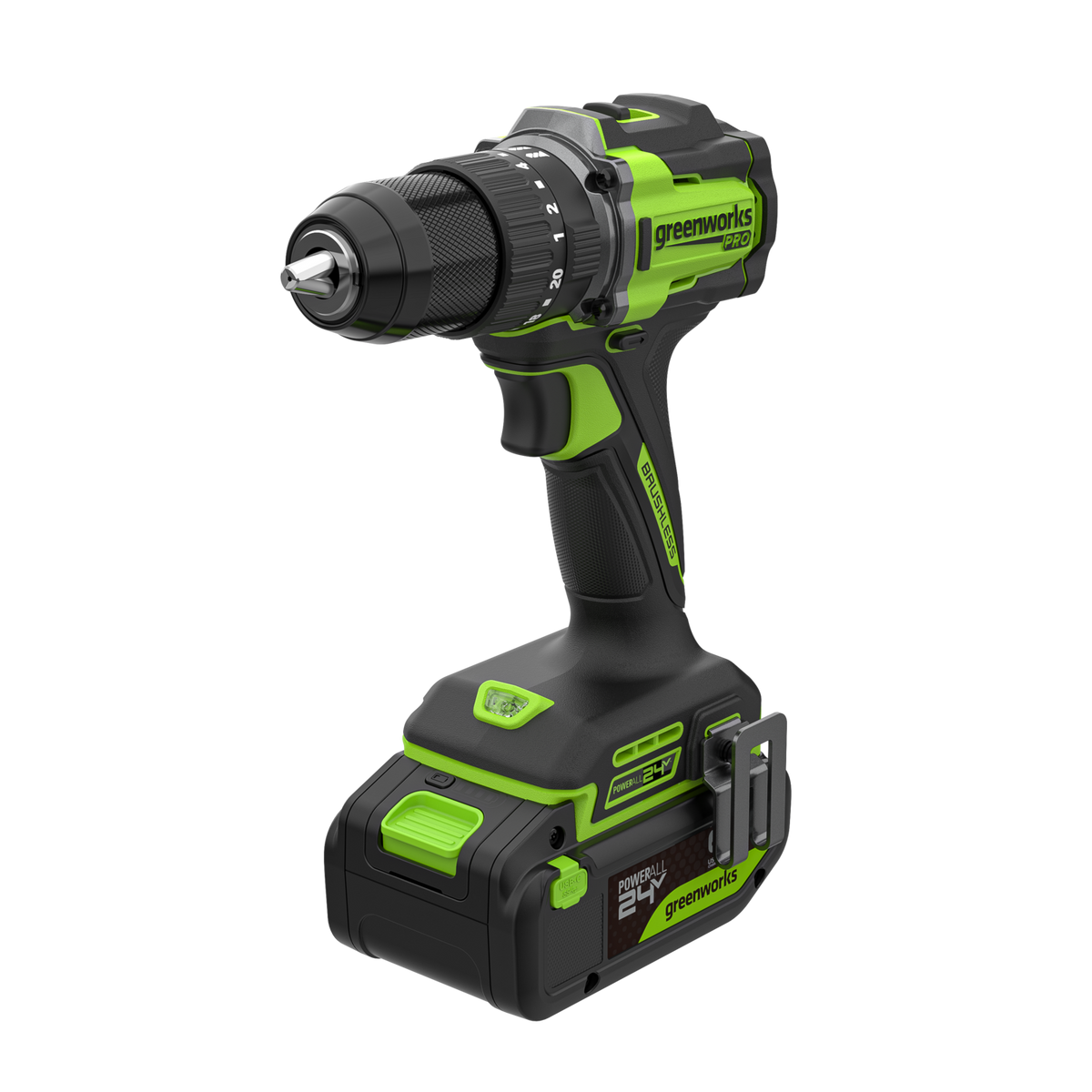 POWERALL 24V PRO Hammer Drill 60Nm - tool only