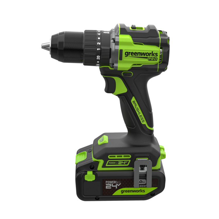 POWERALL 24V PRO Hammer Drill 60Nm - 2 Batteries