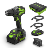 POWERALL 24V PRO Hammer Drill 60Nm - 2 Batteries