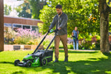 POWERALL 48V (24V x 2) Lawn Mower 46cm Self-Propelled Gen. II - 2x 4Ah Battery