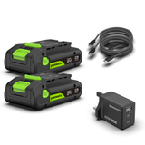 POWERALL 24V Starter Kit 2x 2Ah USB-C Batteries + 65W Charger