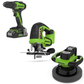 24V Drill + Jig Saw + Polishing Machine Set