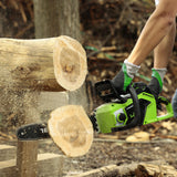 40V Chainsaw 40cm 1,8 kW - 2x 2Ah Battery