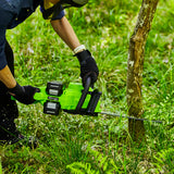 POWERALL 48V (24V x 2) Chainsaw 36cm - 2x 4Ah Battery