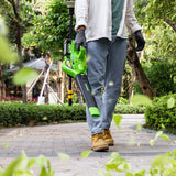 POWERALL 48V (24V x 2) Leaf Blower / Vacuum 322 km/h - 2x 4Ah Battery