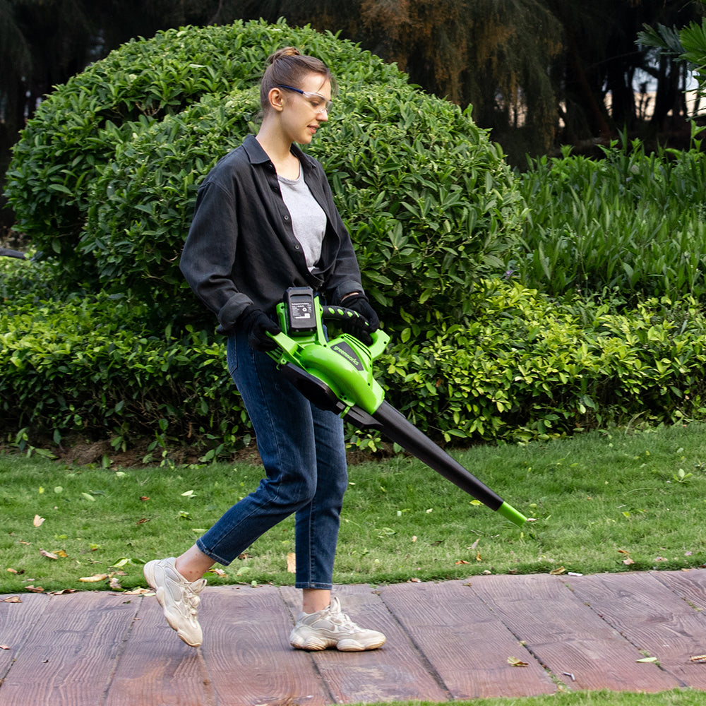 POWERALL 48V (24V x 2) Leaf Blower / Vacuum 322 km/h - 2x 4Ah Battery