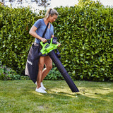 POWERALL 48V (24V x 2) Leaf Blower / Vacuum 322 km/h - 2x 4Ah Battery