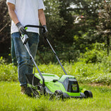 POWERALL 24V Lawn Mower 33cm + Grass Trimmer 25cm Set