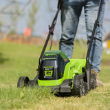 POWERALL 24V Lawn Mower 33cm + Grass Trimmer 25cm Set