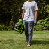 POWERALL 24V Lawn Mower 33cm + Grass Trimmer 25cm Set