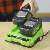 POWERALL 24V Charger 2 Slots 2A