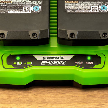 24V Starter Kit 2x 2Ah Batteries + Dual Charger