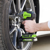POWERALL 24V Tyre Change Set - Jack + Impact Wrench 400Nm