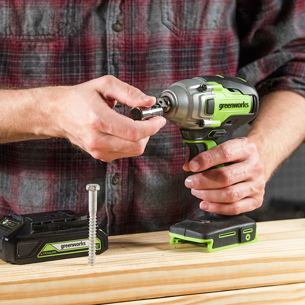 POWERALL 24V Impact Wrench 400Nm - tool only