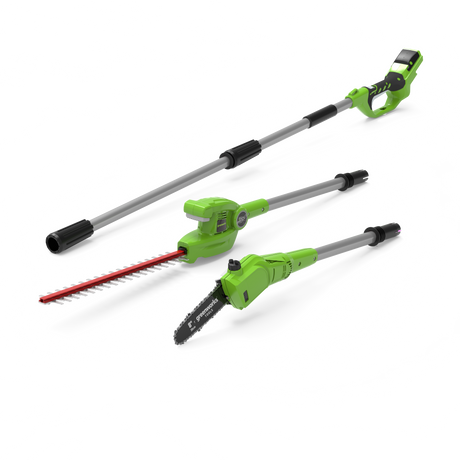 24V Hochentaster & Heckenschere - ohne Akku und Ladegerät