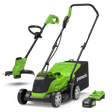 POWERALL 24V Lawn Mower 33cm + Grass Trimmer 25cm Set