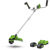 POWERALL 48V (24V x 2) Bike Handle Brush Cutter 38cm - 2x 4Ah Battery